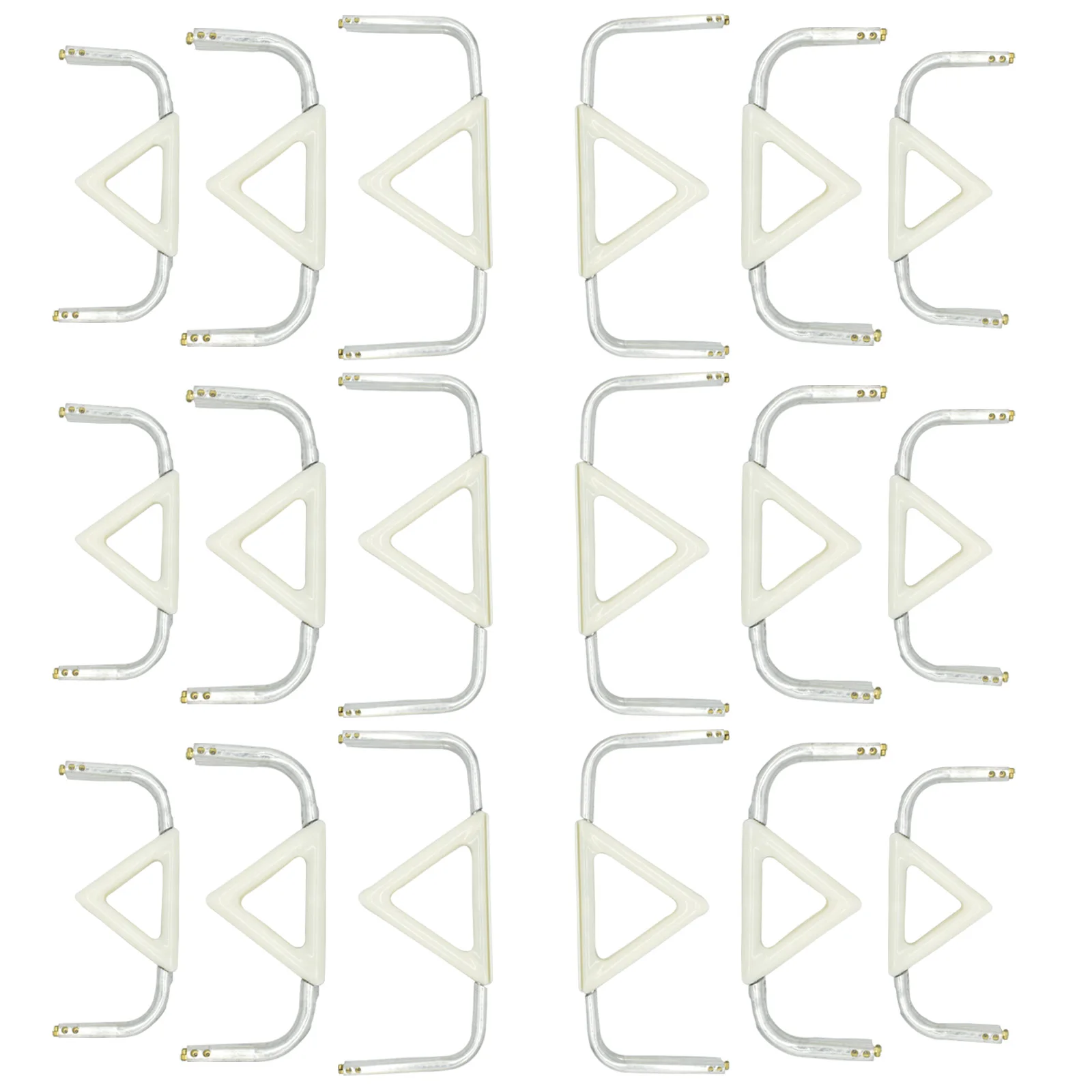 Aluminum Tubular Purse Bag Frames Replacements Pouch Internal Hinge Kiss Clasp for DIY Craft Purse Backpack Handbag Making