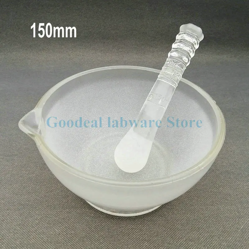 1pcs Diameter 60mm to 150mm Solid Glass Pestle and Mortars Bowl Set Grinding Mill Tool used in filtration experiments