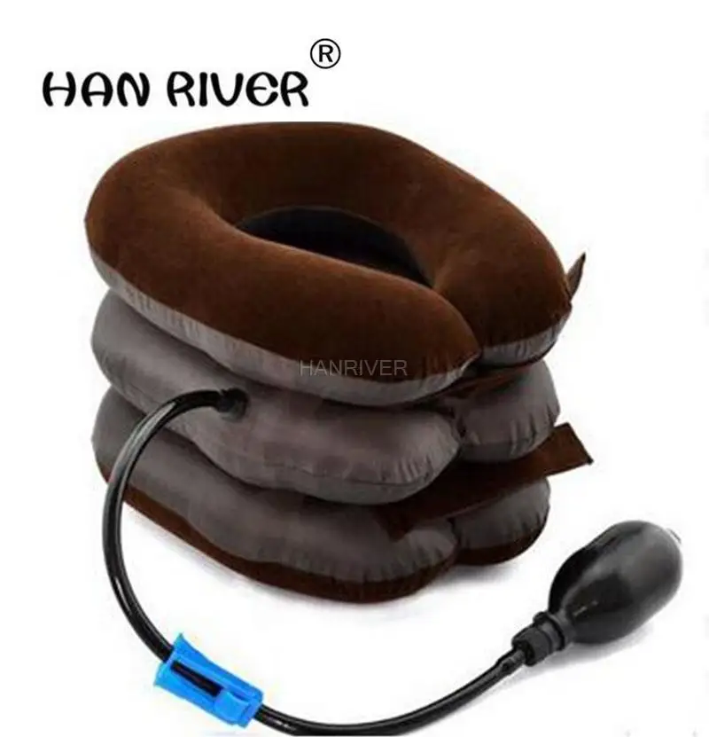 

Hot!!! Cervical traction apparatus with inflatable neck neck stretcher health care toolsRelax tensions ease fatigue massage neck