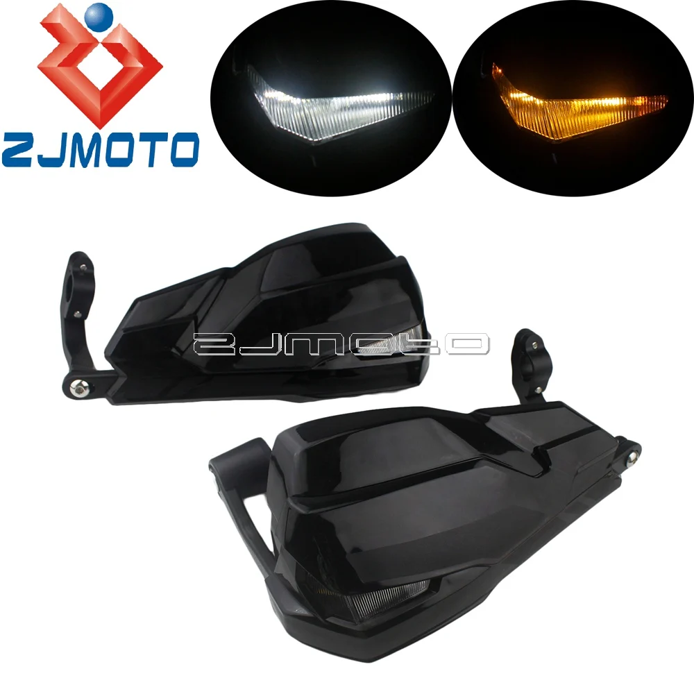 

Motorcycle Handguard Protectors For BMW R1200GS LC ADV F700GS F800GS F800R F650GS LED Turn Signals Running Light Handguards