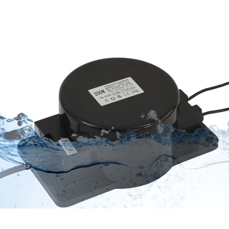 

IP68 Outdoor Waterproof Transformer AC220 to AC12V 24V Special Adapter for Underwater Light