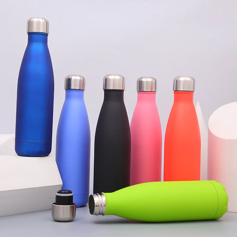 Customized Thermos Bottle For Water Bottles Double-Wall Insulated Vacuum Flask Stainless Steel Cup Outdoor Sports Drinkware