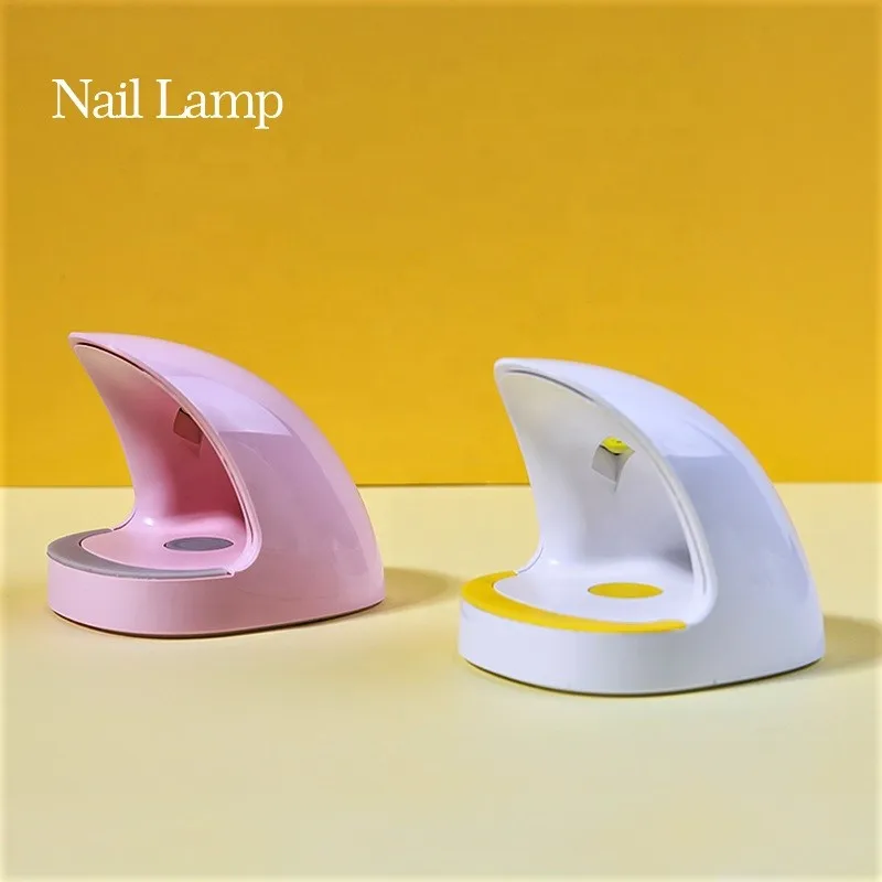 Manicure Lamp Smart Mini Nail Lamp Single Finger 6W 3 LED UV Light Art Tool for Home Salon