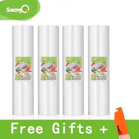 Vacuum storage bags rolls for food preservation saengQ