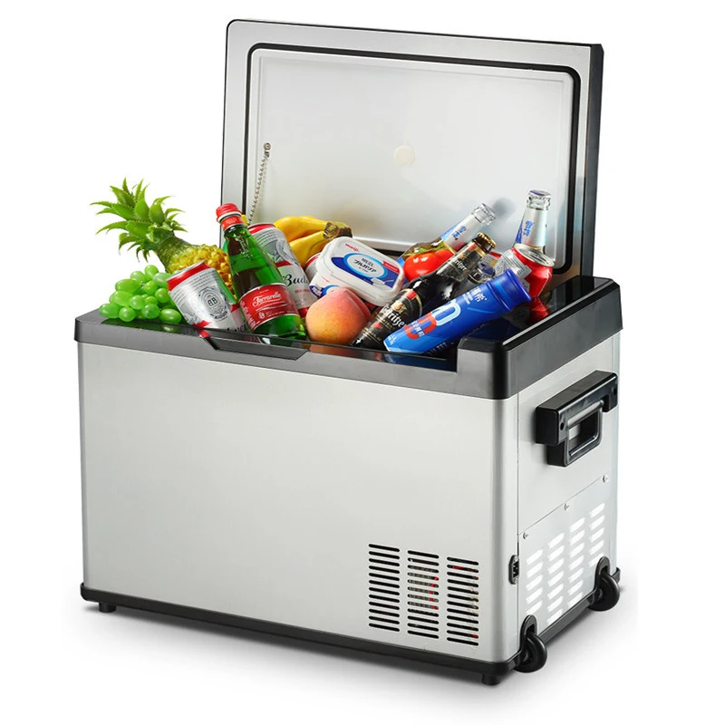 Car refrigerator 30L cold compression car dual-use 12V/24V large-capacity freezer refrigerator for small cars