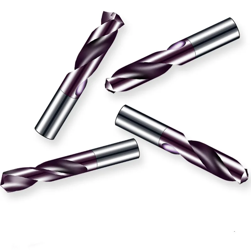 Imagem -04 - Sanai Broca de Carboneto de Tungstênio 10 Peças Mm10 mm Hrc65 ° Broca Torção Conjunto de Ferramentas de Perfuração Metal Brocas