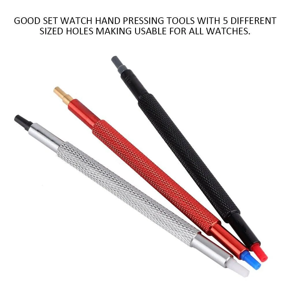 Universal 3Pcs Watch Hand Pressers Wristwatch Repair Tool Pusher Fitting Set Kit 0.6/1.0mm 0.8/1.5mm 2.0/3.0mm