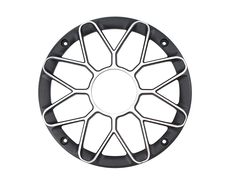 GHXAMP 6 zoll 6,5 zoll SubWoofer Auto Lautsprecher Grill Mesh Gehäuse Aluminium Woofer Net Lautsprecher Metall schutzhülle Diy 1 pairs – Detail 6