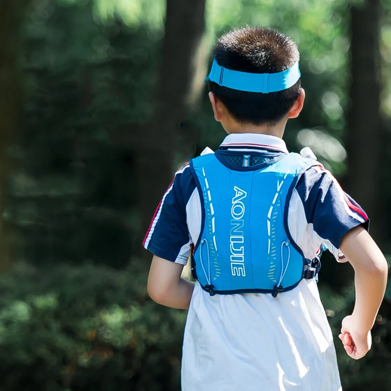 AONIJIE-Sac à Dos Ultraléger pour Enfant, Sacs d\'Hydratation en Plein Air, Pack de Randonnée pour Bol et Garçons, 6 à 12 Ans