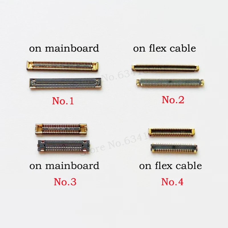 10PCS LCD Display Screen FPC Connector For Samsung A32 4G A325 A325F A325M / A32 5G A326 A326F A326B 78 40 Pin