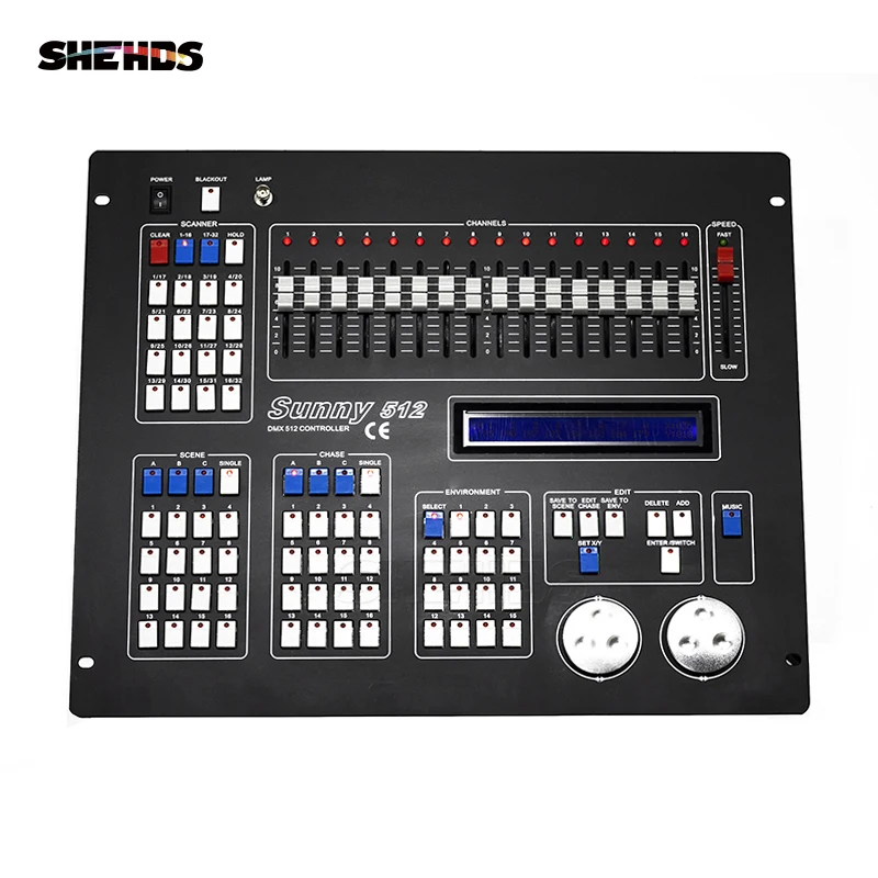 SHEHDS 1024 Controller/192 Konsole für Par Lighting Moving Head Licht International Standard DJ Disco Hochzeiten Konzerte – Detail 36