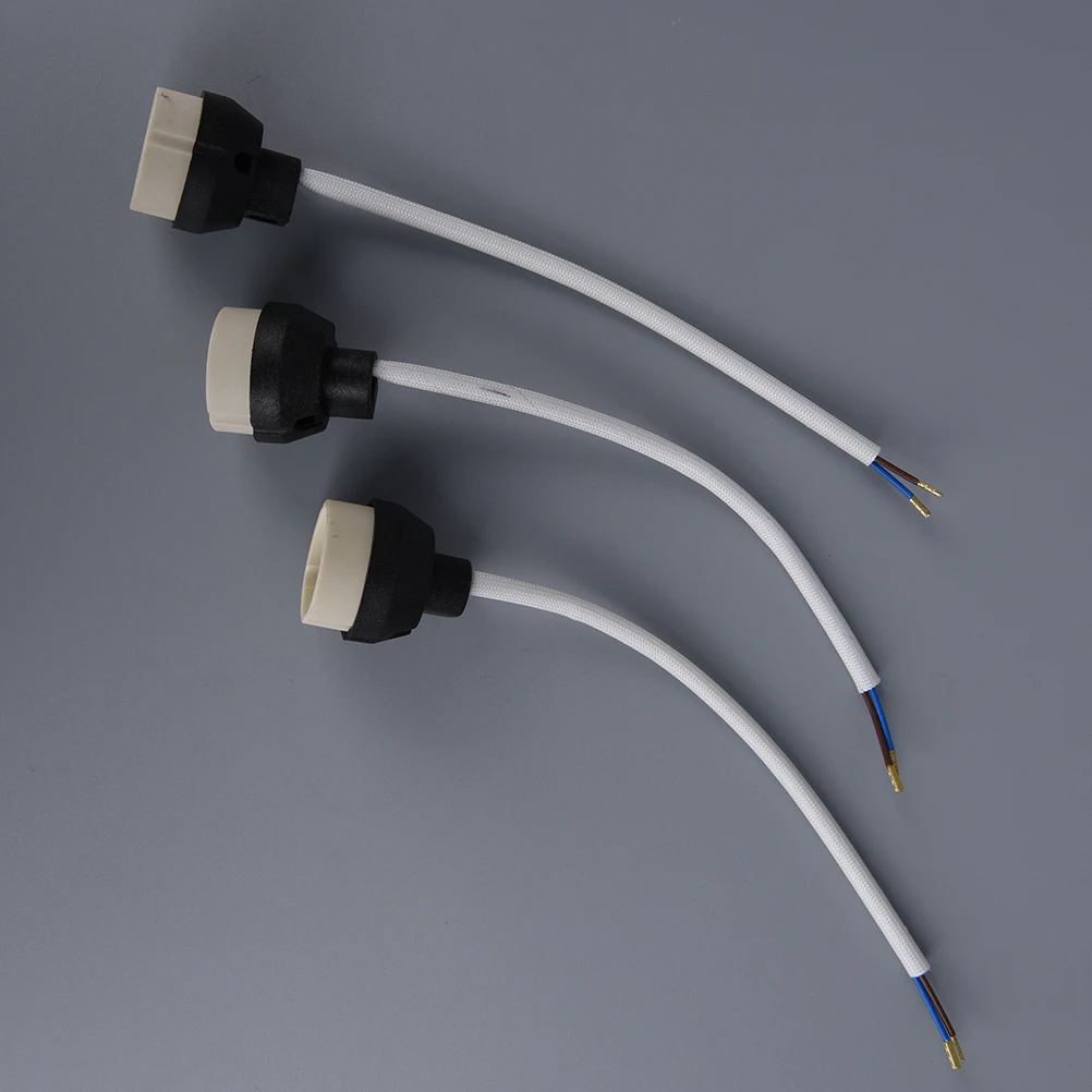 One Piece Ceramic Holder Lamp Wiring For GU10 Base Halogen Sockets Or GU10 Led Bulb Socket Base Connector