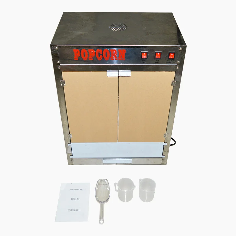 Automatic Popcorn Machine Commercial Electric Popcorn Maker Electric Puffed Rice Maker Commercial Automatic Corn Popper