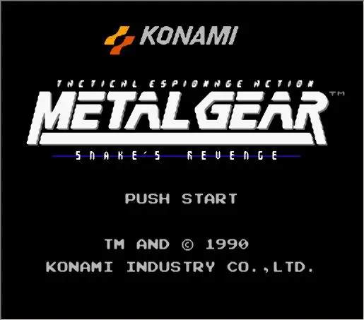 Metal Gear Snake's Revenge Japanese Game Cartridge for FC Console