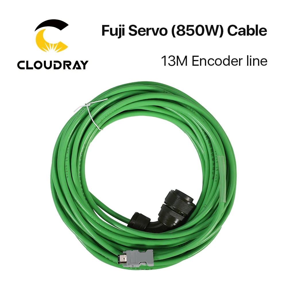 

Cloudray 850W Fuji Servo Cable Set Encoder Cable+Power Cable 13Meters for Fuji Servo Motor & Driver CNC Fiber Laser Machine