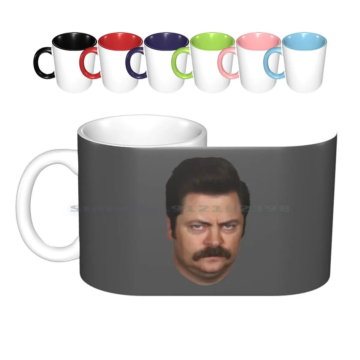 Ron Swanson Ceramic Mugs Coffee Cups Milk Tea Mug Parks And Recreation Parks And Recreation Mouse Rat Ron Swanson Leslie Knope