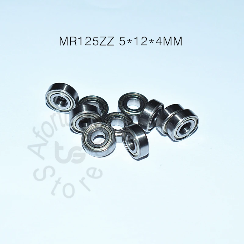 

MR125ZZ 5*12*4(mm) 10piece free shipping ABEC-5 bearing Metal Sealed Miniature Mini Bearing MR125 MR125ZZ chrome steel bearings