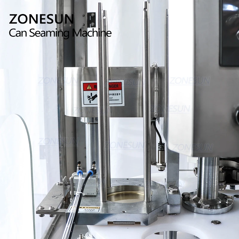 Zonesun máquinas de embalagem, de lata e alumínio, para frutas, enrolamento de parafusos, cobertura de folha de lata, para embalagem