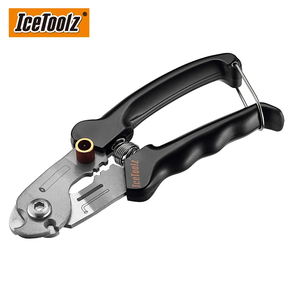 IceToolz 67A5 Pro Bike Shop Cable & Spoke Cutter/Bike Tool For Shimano SIS SP Inner Wire&Outer Casing Reconditioner Bike Tools