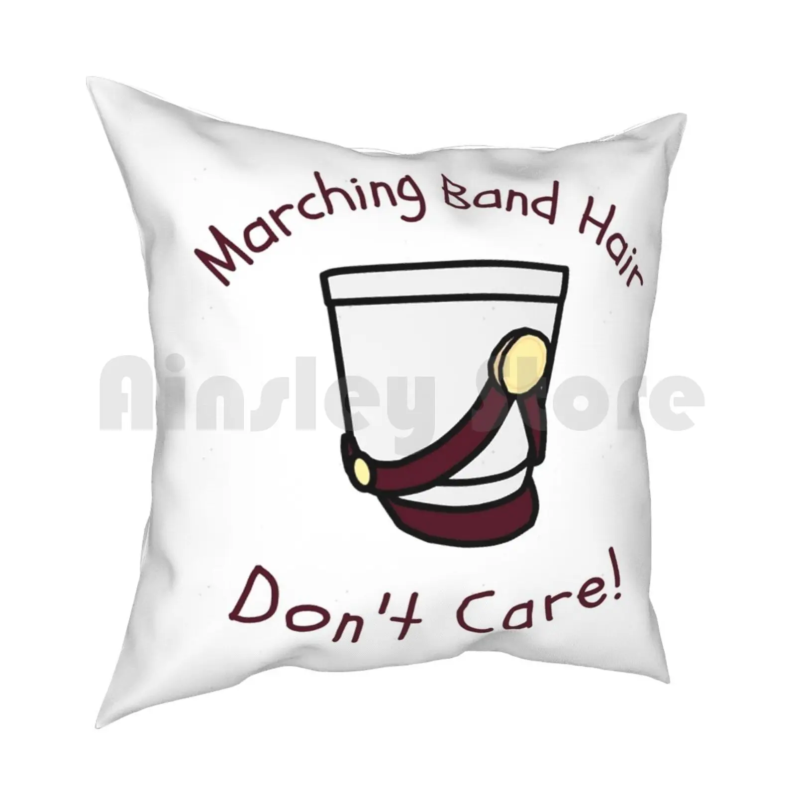 Marching Band Hair-Don'T Care Pillow Case Printed Home Soft DIY Pillow cover Band Marching Band Marching High School Band