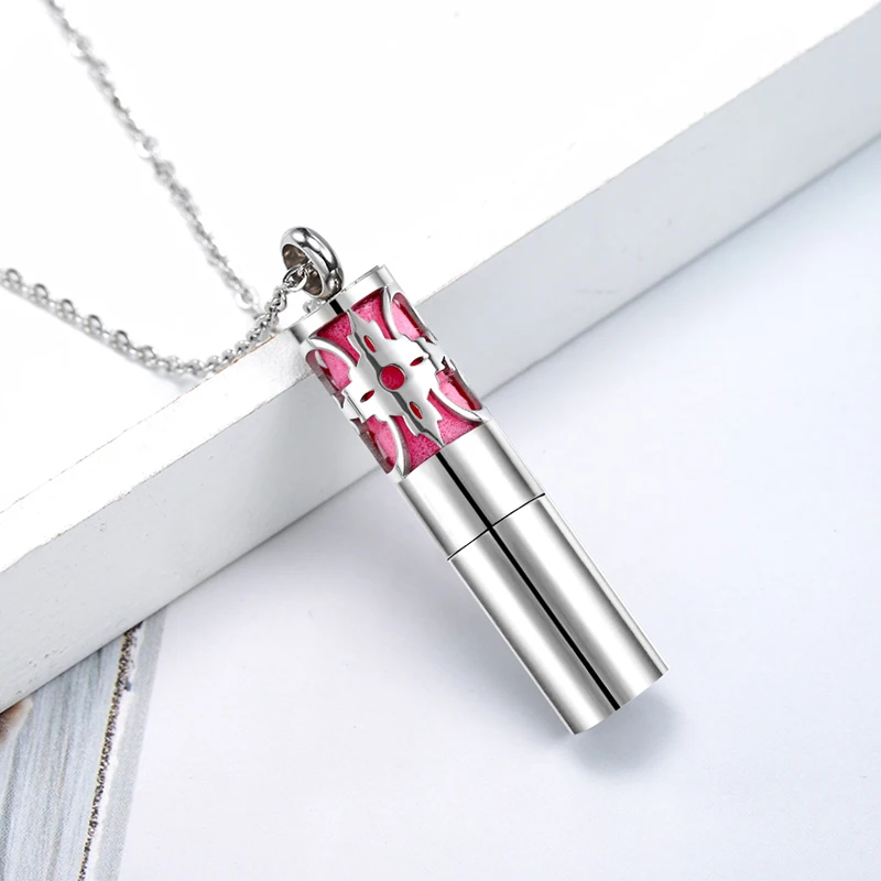 Ubelieve Aroma Necklace Magnetic 316L Stainless Steel Aromatherapy Essential Oil Diffuser Perfume Locket Pendant Jewelry