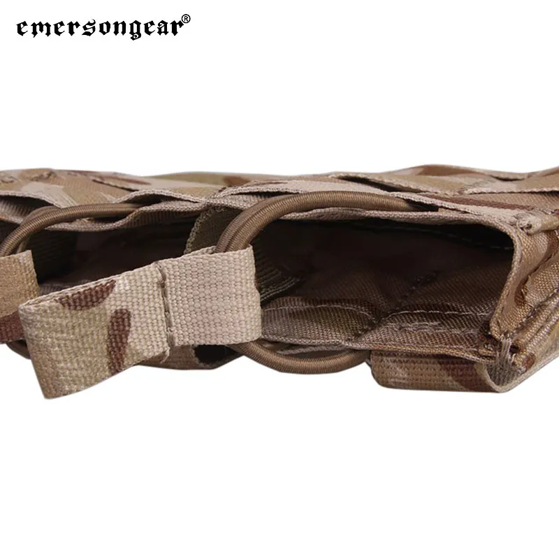 Emersongear 5.56 Triple Open Top Magazine Pouch Mag Bag Panel Jacht Airsoft Training Outdoor Nylon EM6356