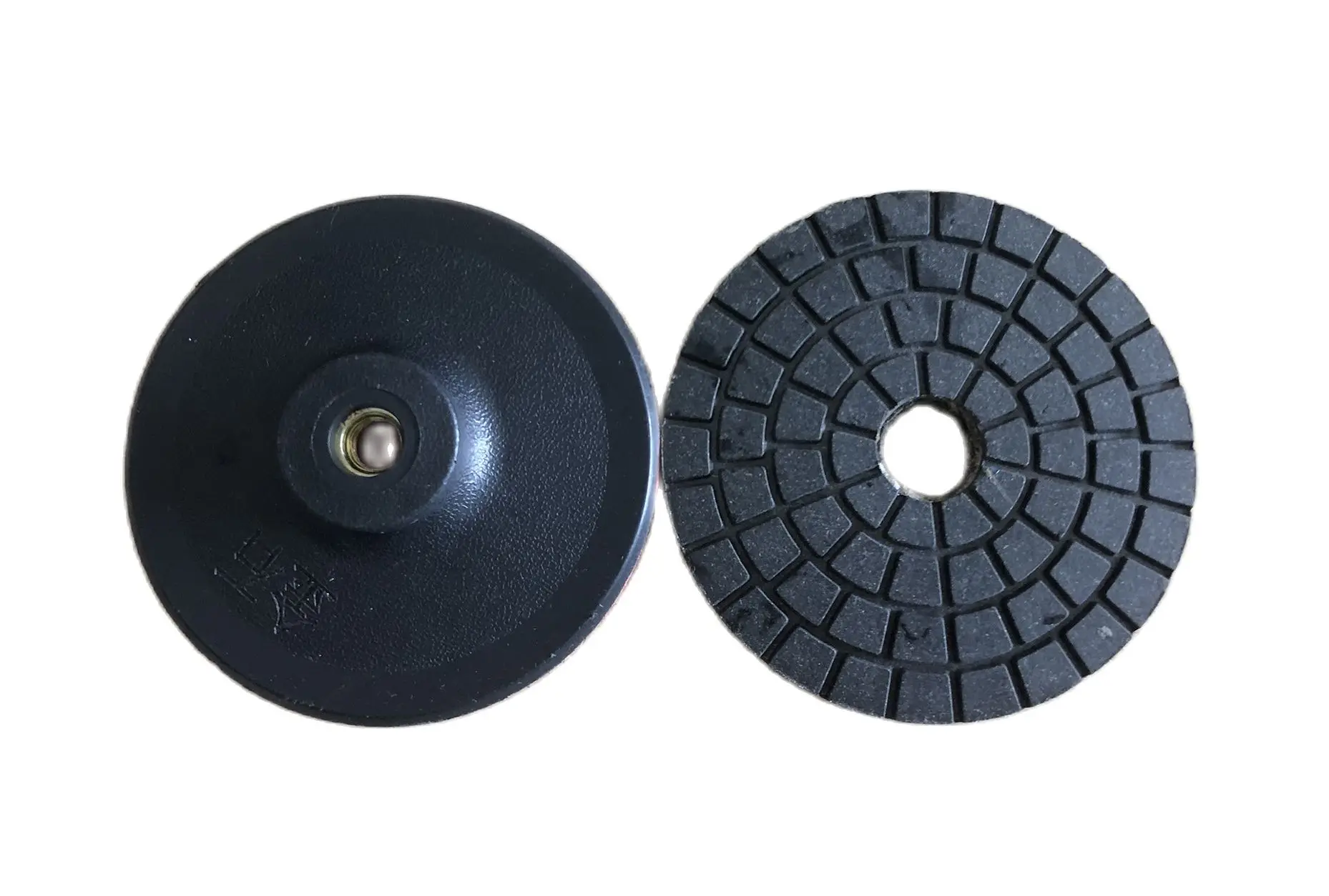 4 Inch 100mm Black Buff Wet Polishing Pad Disc Abrasive Tool Of Buffing Durable Pad With A Backer For Floor Stone Marble Granite