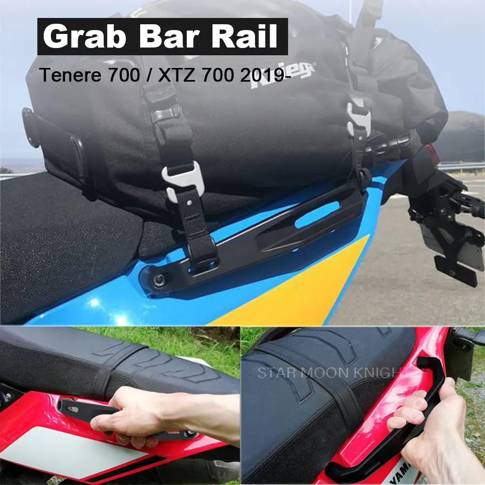 

For YAMAHA TENERE 700 Tenere700 XTZ 7 T7 2019 2020 2021 Motorcycle Accessories Rear Passenger Handle Grab Bar Rail Armrest