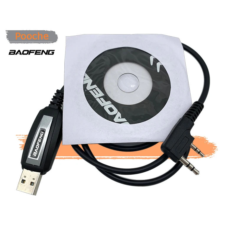 

Baofeng original programming cable with software & CD for mobile two way radio 888s uv 5r uv-82 radio walkie talkie Baofeng