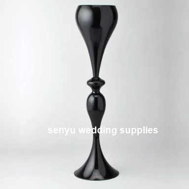 black& white wedding vase metal vase flower vase for wedding decoration,party decoration,event decoration senyu01060