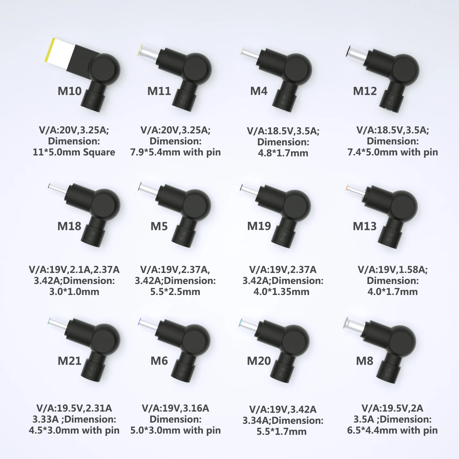 65W Universal AC Power Adapter ชาร์จแล็ปท็อปโน้ตบุ๊คแล็ปท็อปแหล่งจ่ายไฟ EU/US/UK สาย