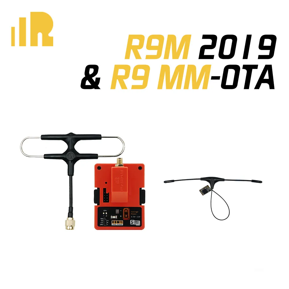 

FrSky R9M 2019 Module and R9MM R9 Slim+ OTA Receiver with Super 8 and T antenna Combo