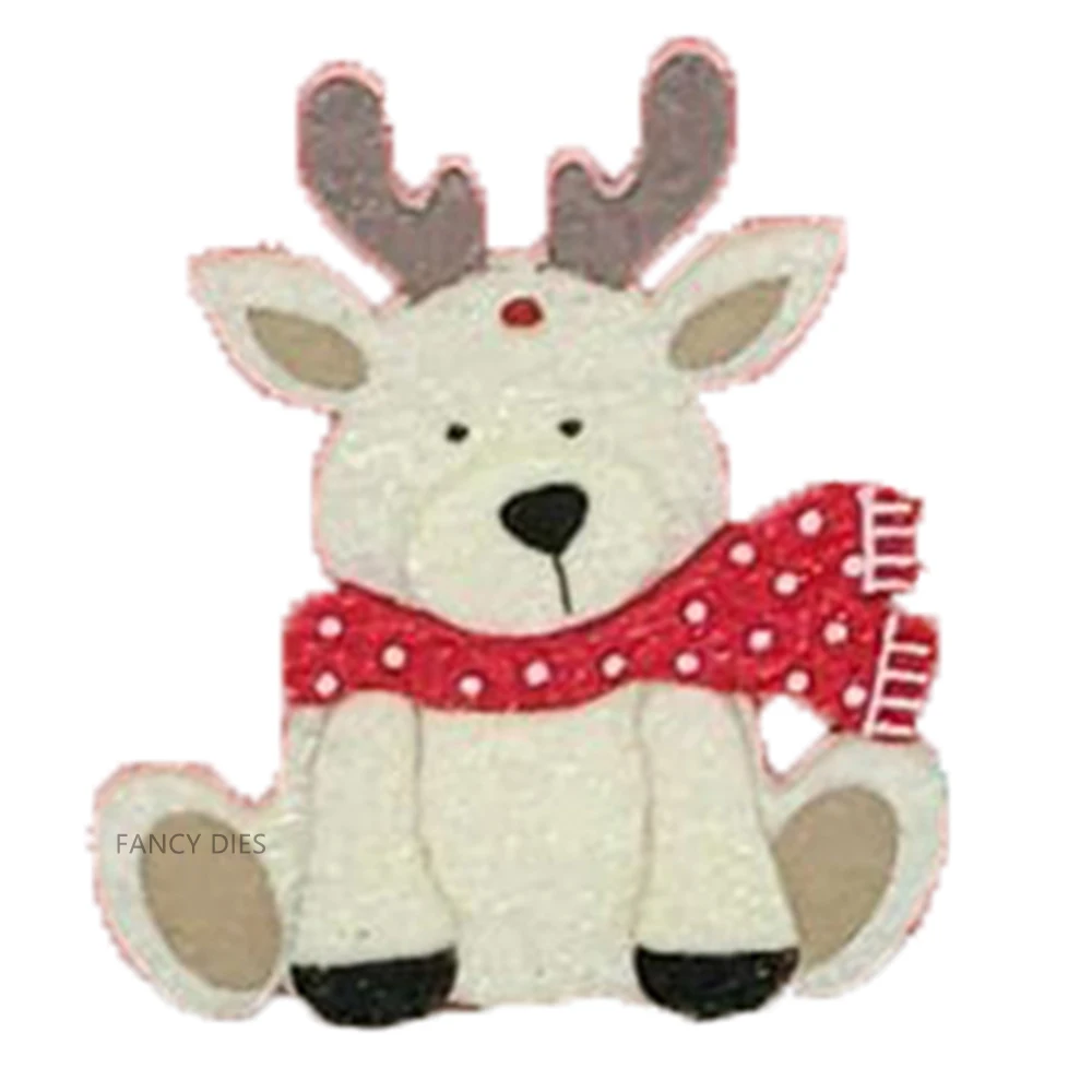 

Christmas New reindeer cutter Cutting Die Mold Diy Scrapbook Decoration Wooden Knife Mould Suitable For Fustelle