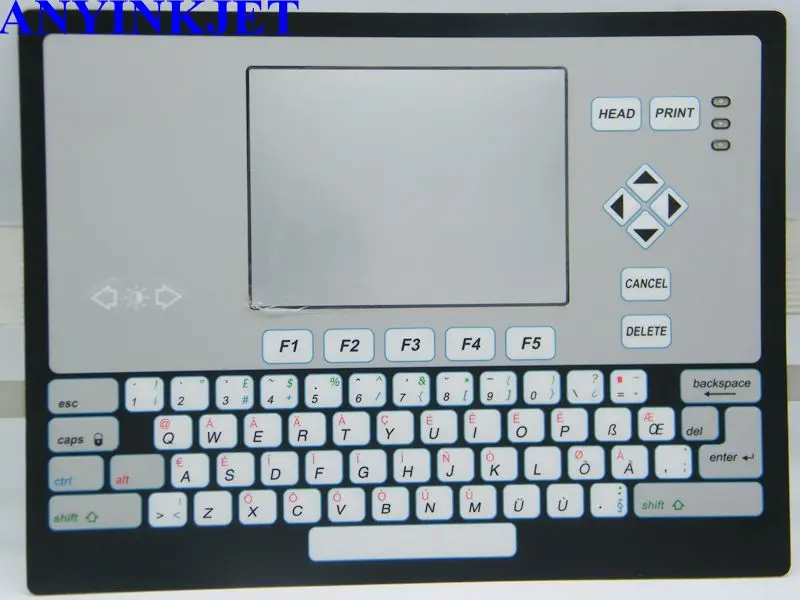 Imagem -06 - Teclado Térmico para Impressora Teclado de Membrana Usado para Videjet Excel 170i 2000