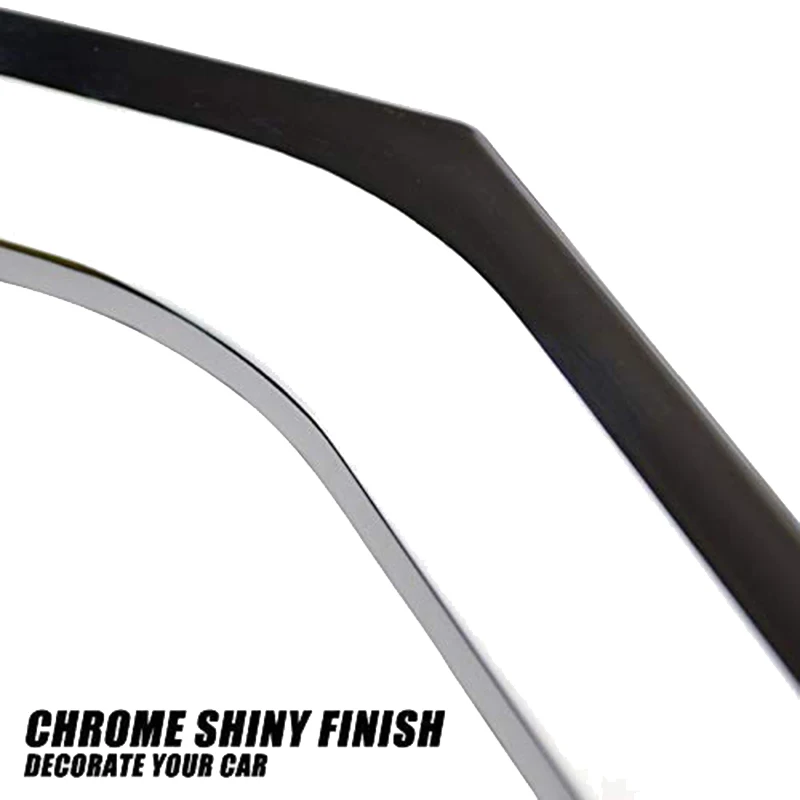 2Pcs Chrome Front Mesh Grille Grill Head Light Cover Trim for Nissan Rogue X-Trail T32 2014 2015 2016