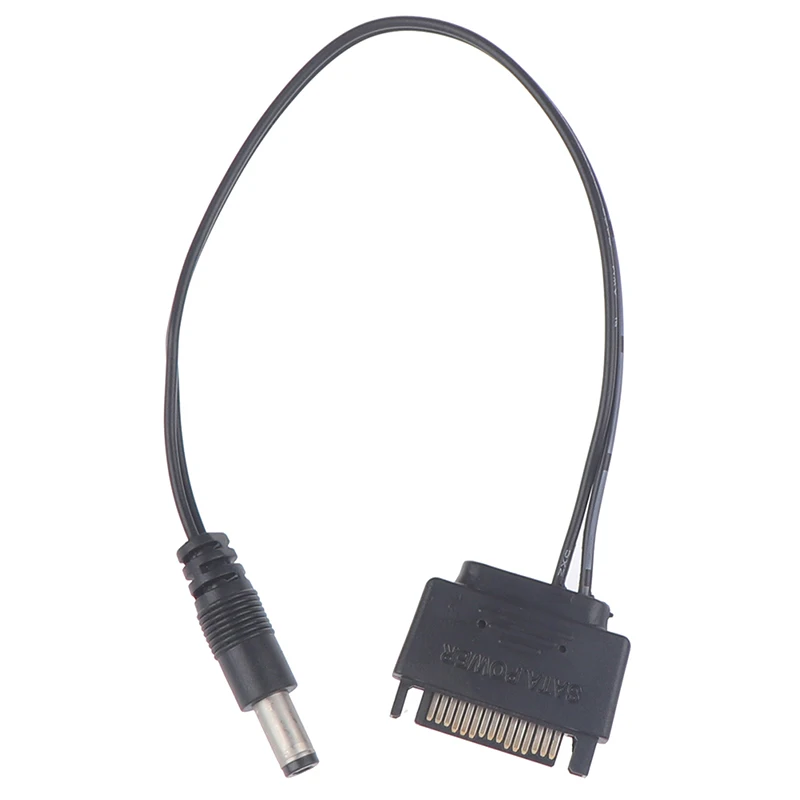 

1Pc SATA Male To DC 5.5*2.1mm 12V Power Supply SATA To DC Cable 20cm Power Supply SATA To DC Cable High Current