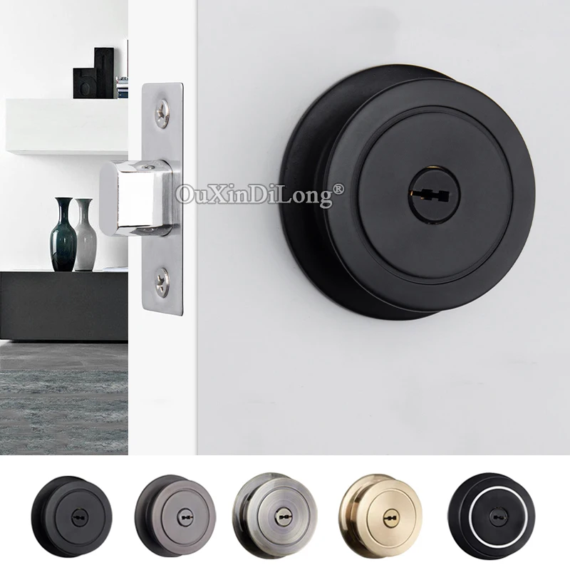 

Durable 2PCS Mortise Door Lock Set Invisible Hidden Entry Living Room Bedroom Bathroom Deadbolt Door Locks with Key / No Key