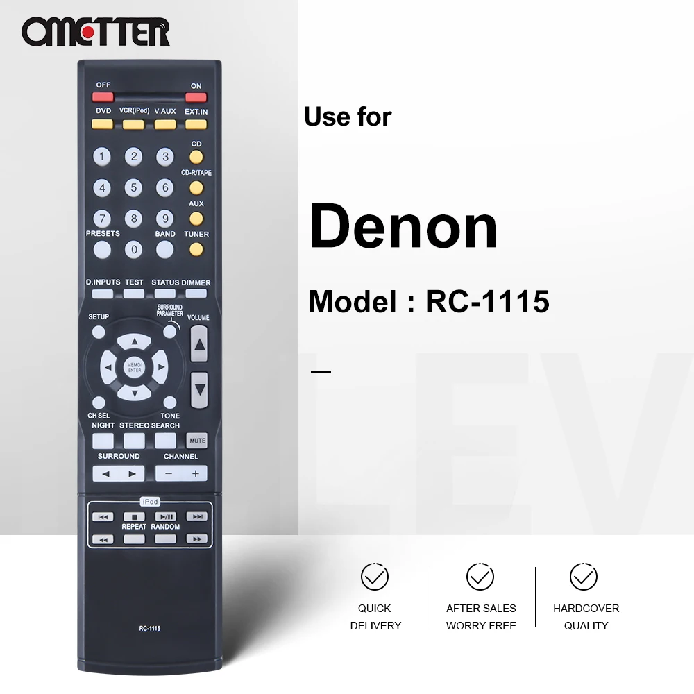 Suitable for Denon Remote Control Function AV Playback RC-1115 AVR930 AVR-390/1312 AVR-1311 AVR-391 DT-390XP AVR-2801 380 4806