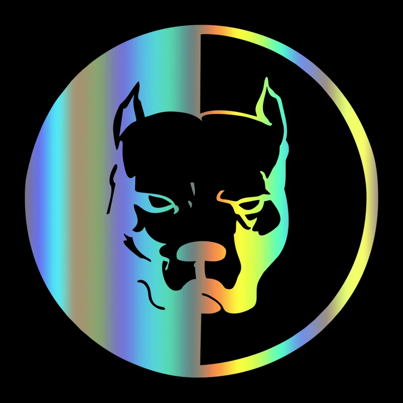

40141# Die-Cut Vinyl Decal Pitbull 2 Car Sticker Waterproof Auto Decors on Car Body Bumper Rear Window