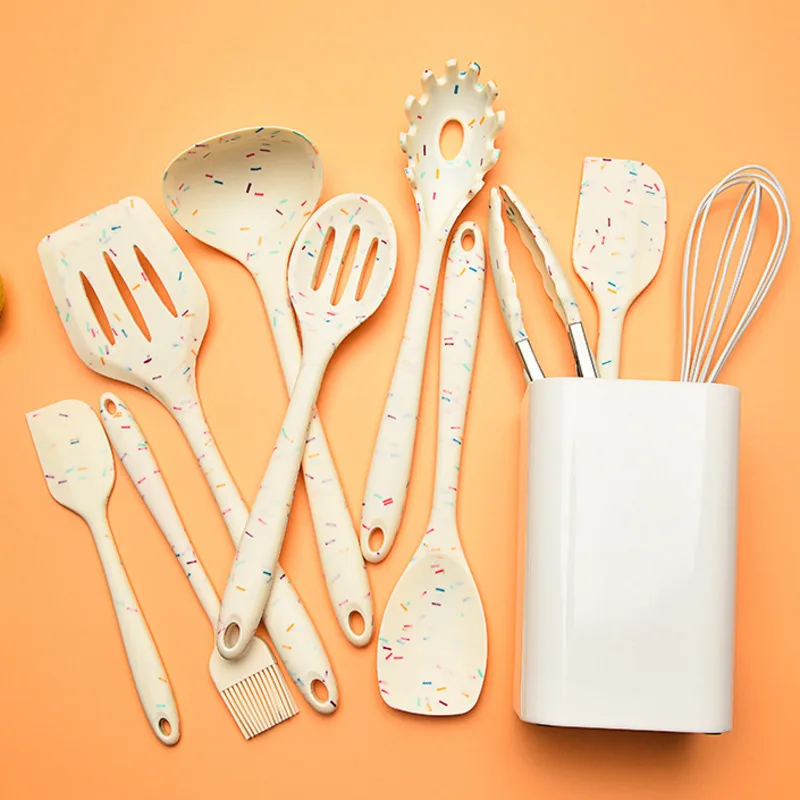 

Creative Kitchen Silicone Kitchenware Color Point Series Kitchen Accessories Cooking Tools 11 piece set