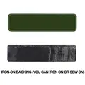 army green iron-on