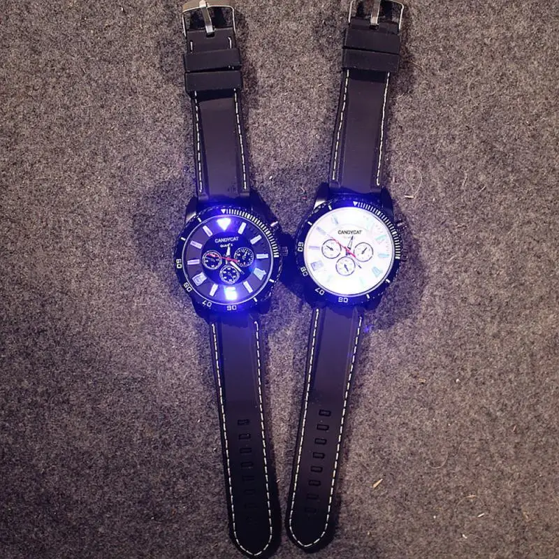 Reloj de cuarzo luminoso para mujer, pulsera de cuero, informal, a la moda, nuevo