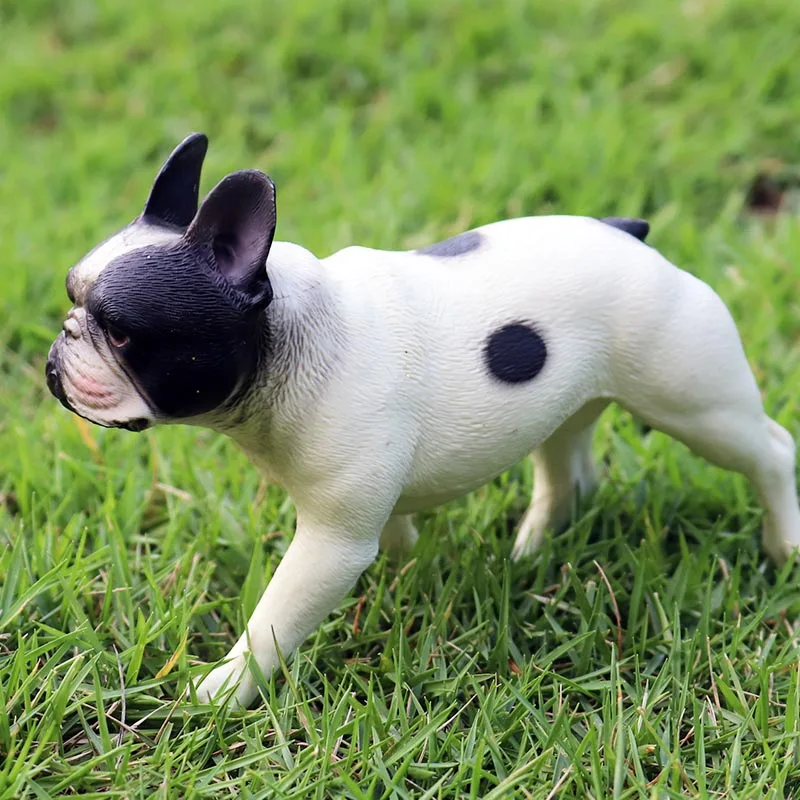 Oenux Schöne französische Bulldogge, Tiere, süßer Welpe, Schlaf, fauler Hund, Actionfiguren, Modellfigur, PVC, Heimdekoration, Bildungsspielzeug – Detail 15