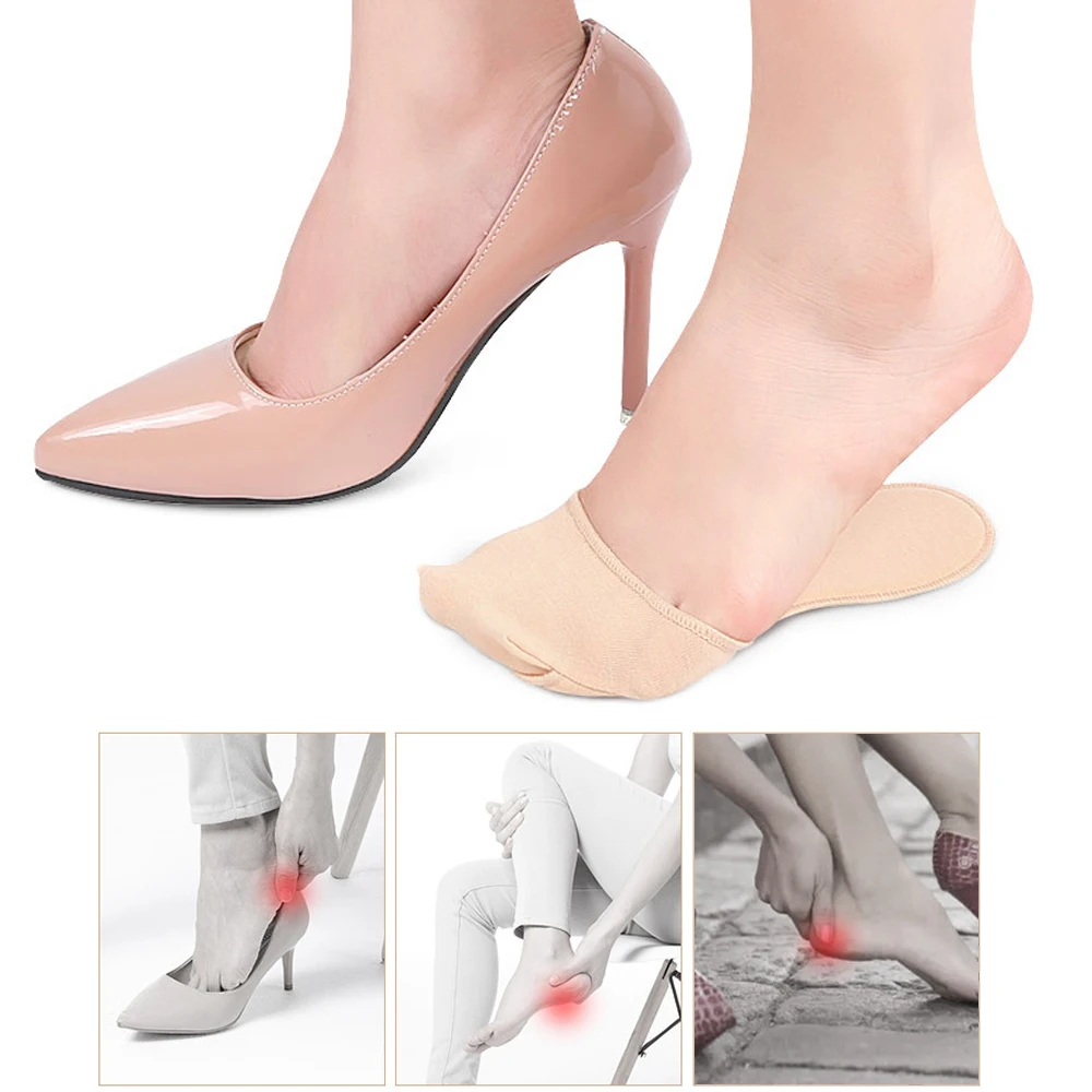1ペア厚みスポンジパッド見えない中袖ための中足骨パッド前足痛み、モートンのneuroma、足底いぼ、トウモロコシ