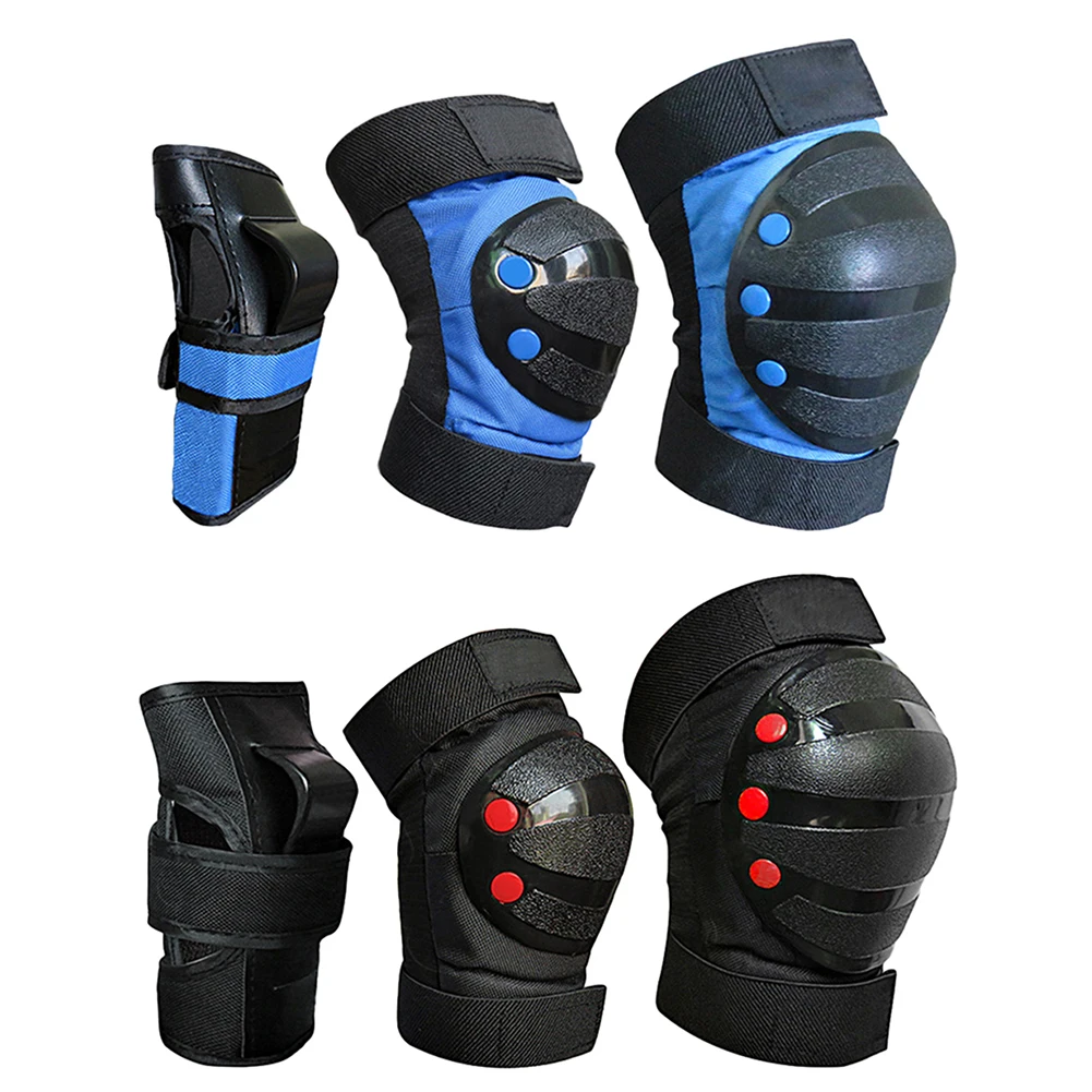 Kids Knee Pads Set Protective Gear Kit Knee Elbow Pads with Wrist Guards Child Safety Pads for Rollerblading Skating