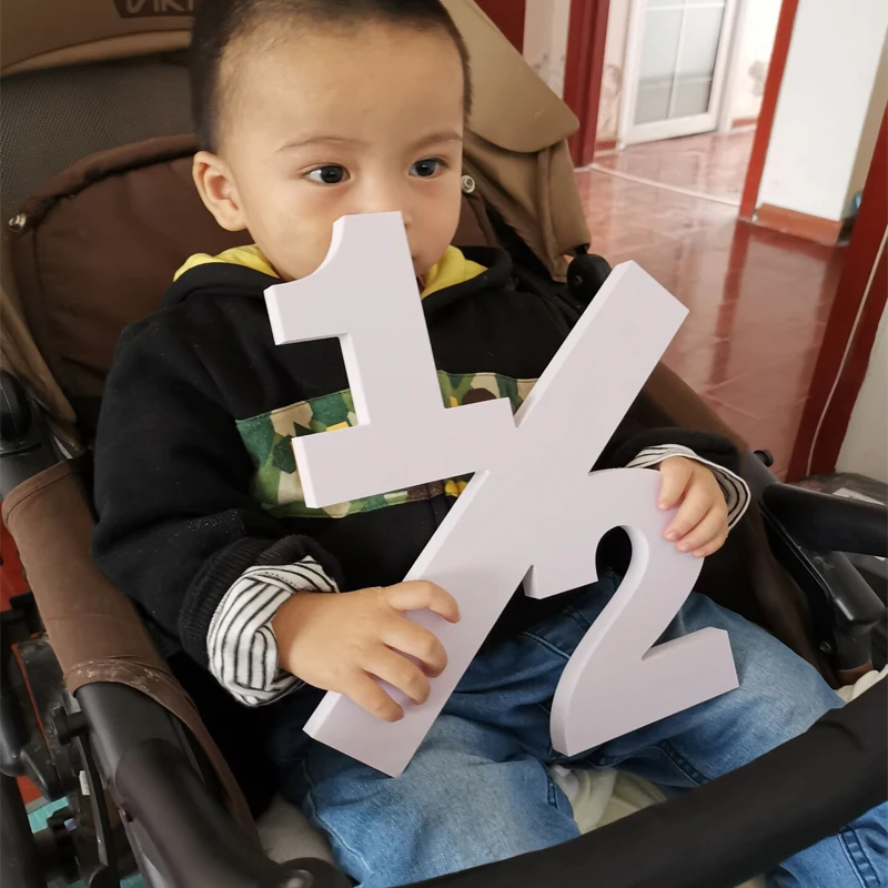 custom Wooden Baby photo prop, birthday sign, 1, 1, 2, birthday sign, age numbers, photography props for Photographer 1 image 6