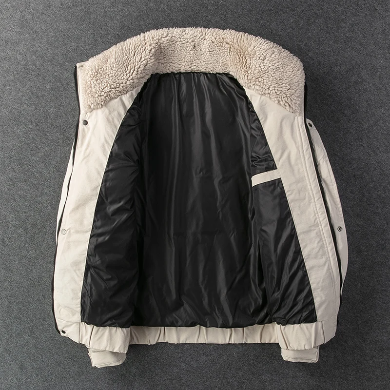 2021 Winter 80% White Duck Down  New Arrival Men's High Quality Thick Coat Male Fashion Jacket Thick Warm Male Outerwear