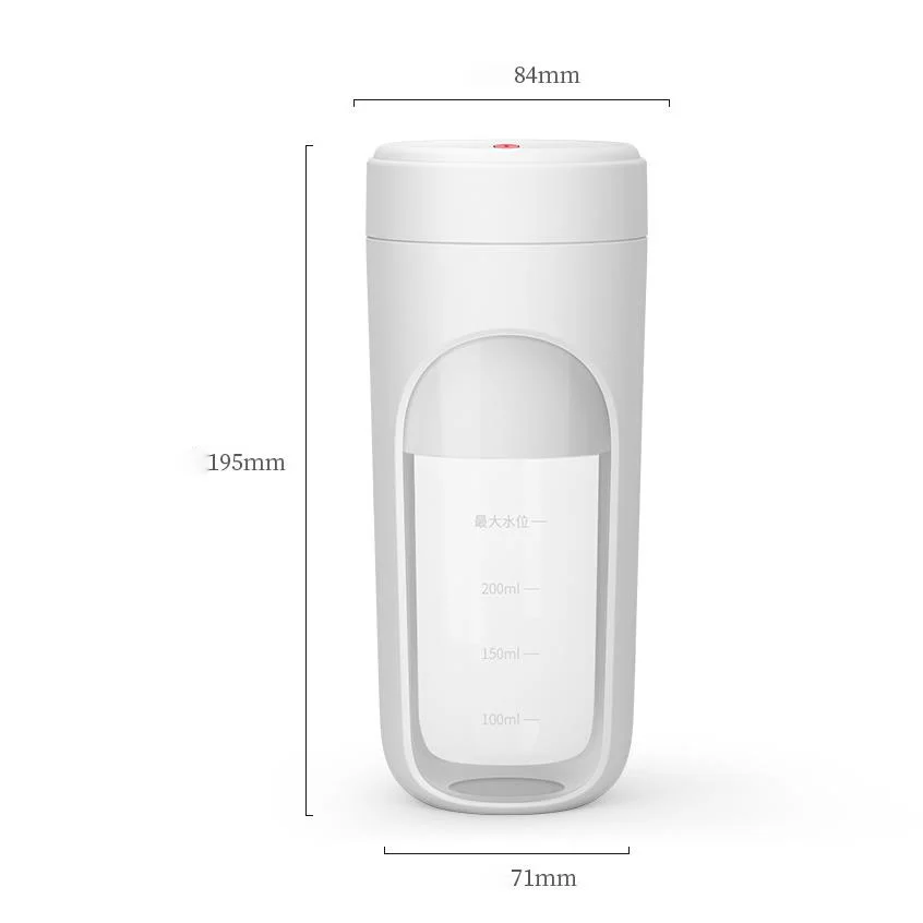 휴대용 스무디 블렌더 300ML 미니 USB 믹서 전기 과즙 충전기, Vitamer 과일 과즙