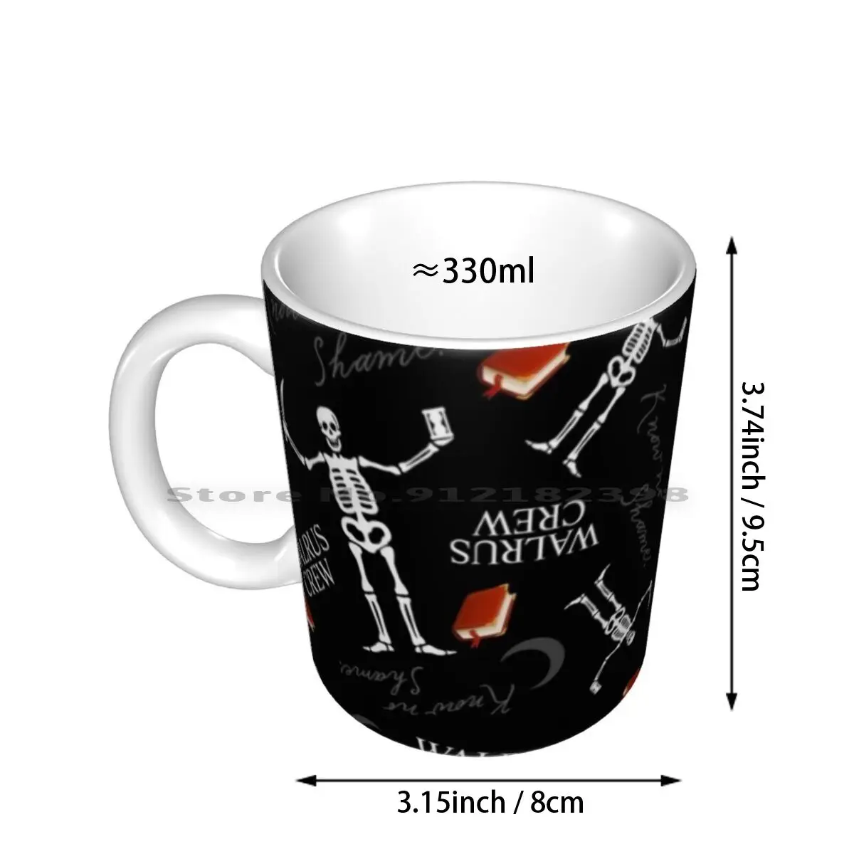 Captain Flint Walrus Crew Ceramic Mugs Coffee Cups Milk Tea Mug Black Sails Captain Flint Toby Stephens Pirates Pirate Flag