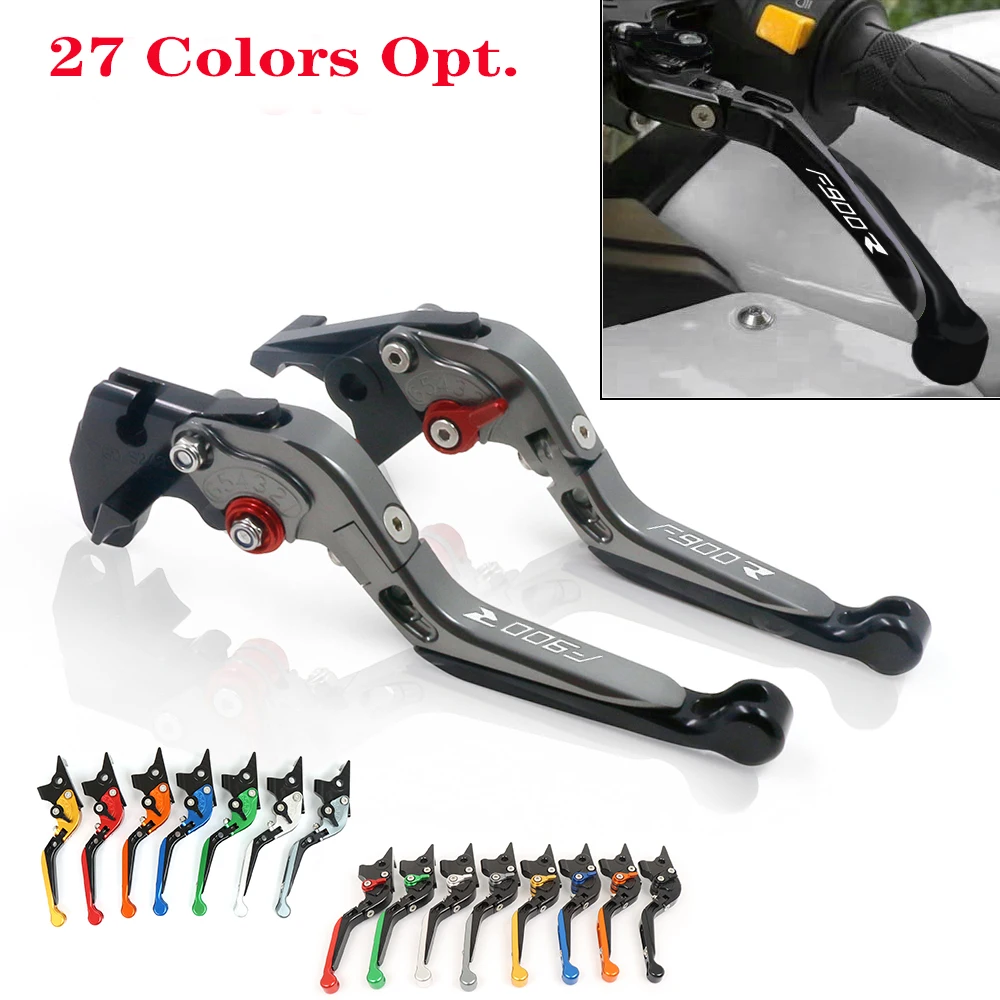 Motorcycle CNC Extendable Handle Bar Grip Adjustable Folding Brake Clutch Levers For BMW F900R F900 R F 900R 2020 2021 2022 2023